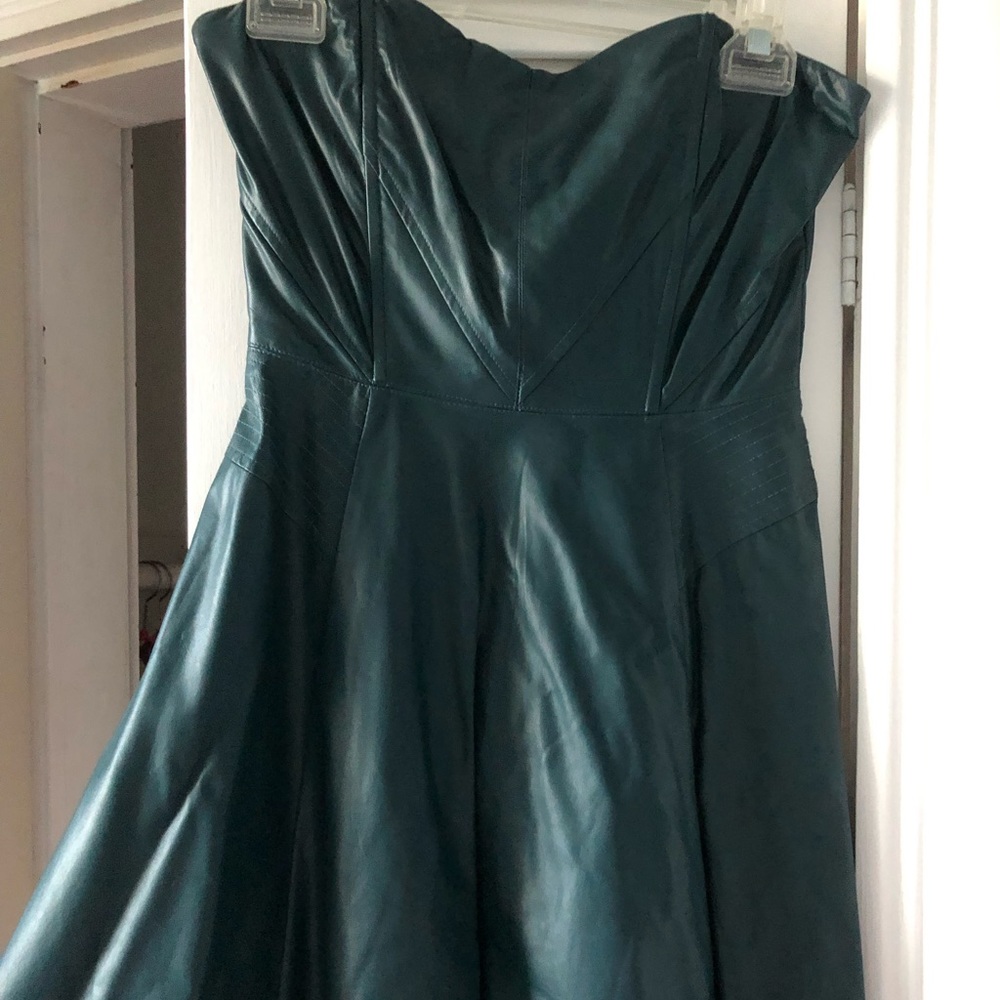 Leather dress